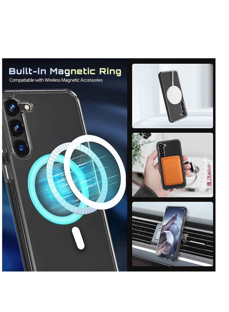 glassology Samsung Galaxy S23 Plus 5G  Ultra Magsafe Protective Clear Case , Slim & Protective Design, with Superior Camera Protection Bump Back Cover Case - Image 4