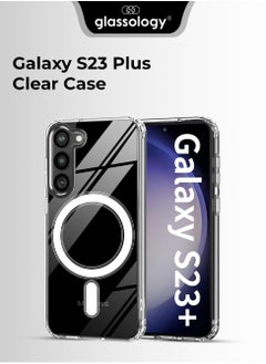 glassology Magsafe Protective Clear Case for Samsung Galaxy S23 Plus 5G  Ultra, Slim & Protective Design, with Superior Camera Protection Bump Back Cover Case  - Image 1