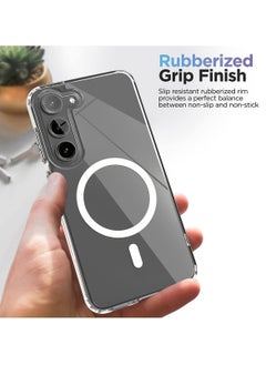 glassology Magsafe Protective Clear Case for Samsung Galaxy S23 Plus 5G  Ultra, Slim & Protective Design, with Superior Camera Protection Bump Back Cover Case  - Image 3