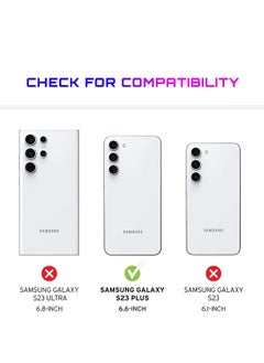 glassology Magsafe Protective Clear Case for Samsung Galaxy S23 Plus 5G  Ultra, Slim & Protective Design, with Superior Camera Protection Bump Back Cover Case  - Image 2