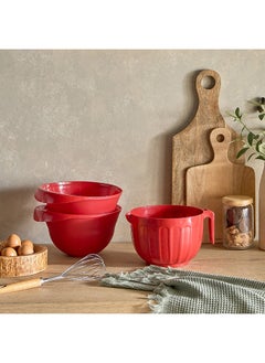 Home Box طقم وعاء خلط بيريوني 2 قطعة مع مقبض 3 لتر  - Image 4