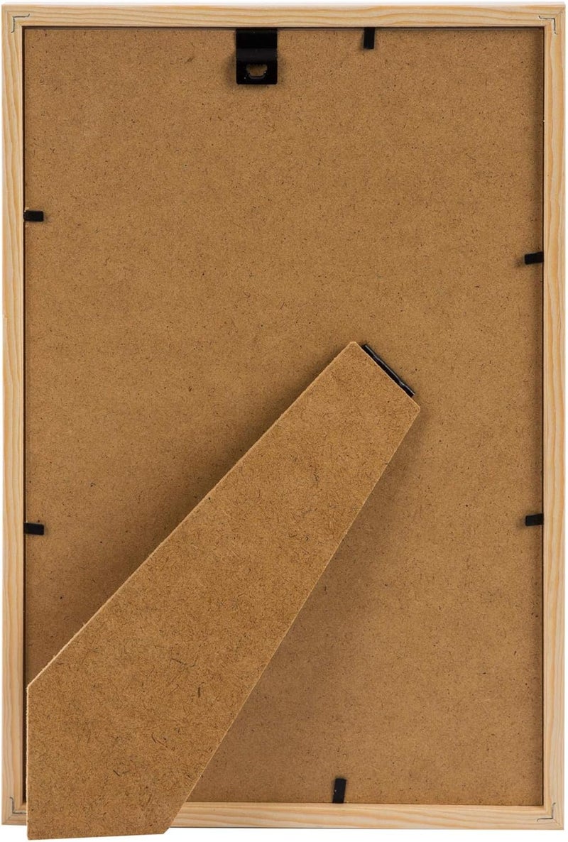 goldbuch Skandi 90 0696 Picture Frame, DIN A4, Single Frame Made of Real Wood, Portrait Frame for Standing, Wooden Frame with Wall Mount, Photo Frame, Natural Frame - Image 3