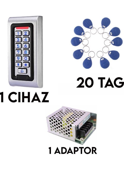 RFID Password Door Lock + Adapter + Proximity Tag