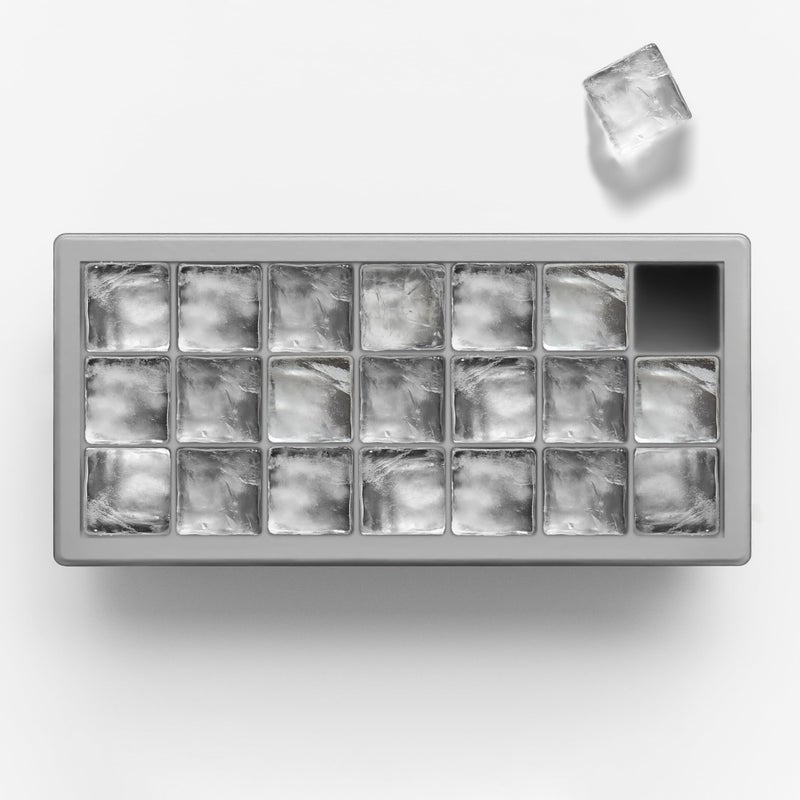 glacio Ice Cube Tray â€“ Small Silicone Molds with Lids, BPA-Free and Flexible for Cocktails and Beverages â€“ Set of 2 - Image 3