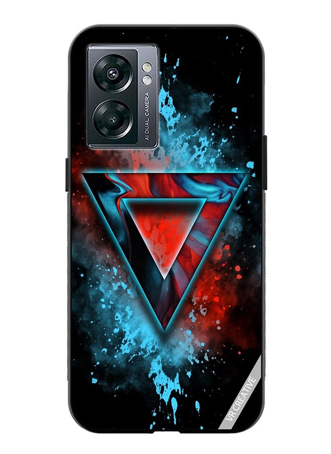 VR CREATIVE Protective Case Cover For Oppo A57 5G Logo Design Multicolour  - Image 1