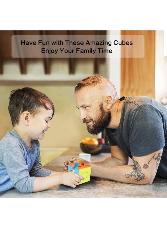 Mumoo Bear Speed Cube Profession 3X3 Fast Cube - Fast Smooth Turning - Solid Durable & Stickerless Frosted, Best 3D Puzzle Magic Toy - Turns Quicker Than Original - Image 5