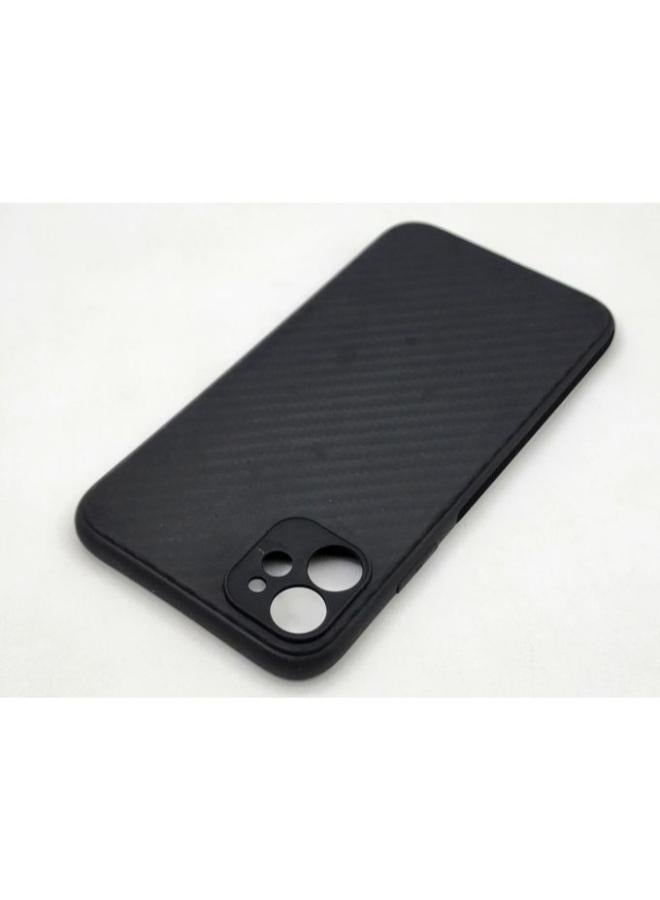 Carbon Fiber Silicone Case for iPhone 12 (6.1 inch) - Image 3