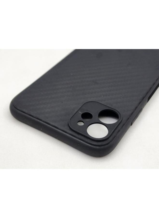 Carbon Fiber Silicone Case for iPhone 12 (6.1 inch) - Image 4
