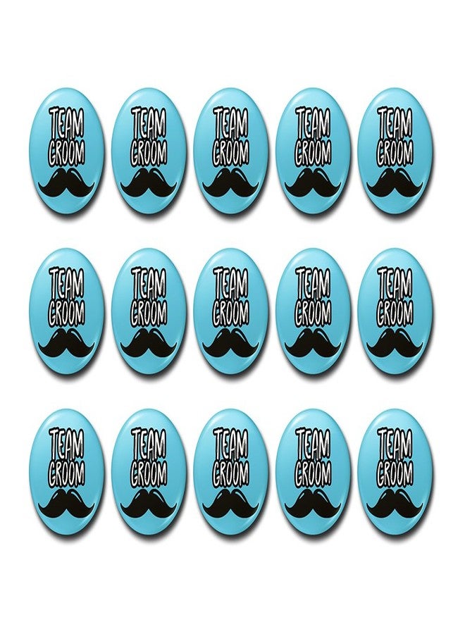 alterEgo Team Groom Pin Badges (Pack of 15)