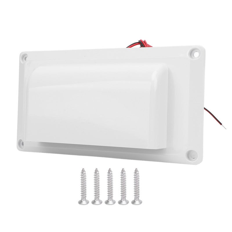 RV Side Air Vent Fan: 12V 300m³/h Dual Motors - Quiet Weather Resistant Exhaust Fan for RV Campervan Trailers Boats Caravans Bathroom Kitchen - Image 1