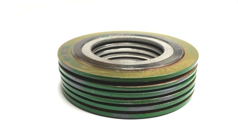 Lamons Sterling Seal & Supply SSS 9000IR2316GR600X6 Spiral Wound Gasket with 316SS Inner Ring, 2" Pipe Size x 600# Class Flange x 316SS/Flexible Graphite (Pack of 6) - Image 1
