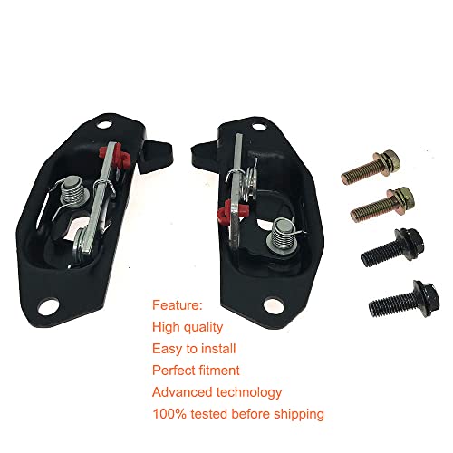 YUTOCOOL Left Right Pair Tailgate Liftgate Latch Lever Rear Gate Lock Latch Fits 2002-2006 Cadillac Escalade EXT Chevy Avalanche 1999-2006 Chevy Silverado GMC Sierra Replace 15921948 15921949 - Image 3