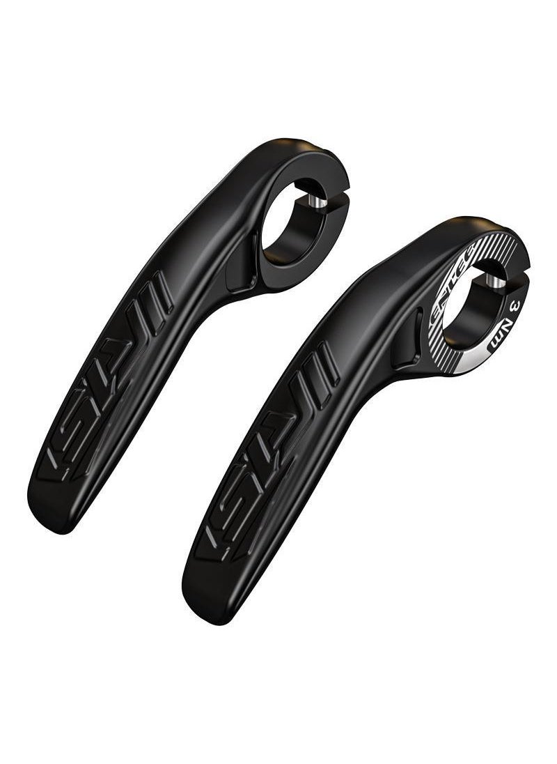 Generic - Mountain Bike Horn Grips Handlebar Add-ons Black - Image 1