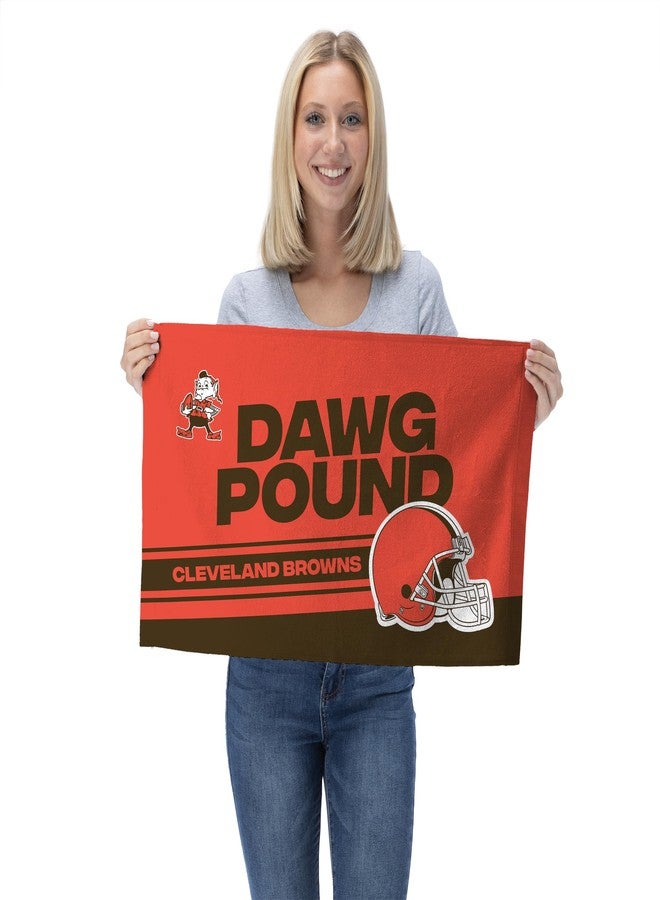 Northwest NFL Cleveland Browns Fan Towel 2-Pack, 16" x 25", Play Action - Image 3