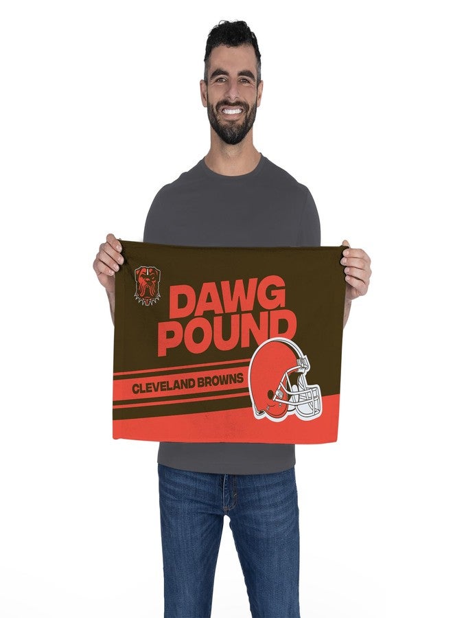 Northwest NFL Cleveland Browns Fan Towel 2-Pack, 16" x 25", Play Action - Image 2