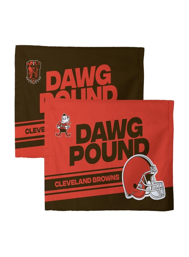 Northwest NFL Cleveland Browns Fan Towel 2-Pack, 16" x 25", Play Action - Image 1