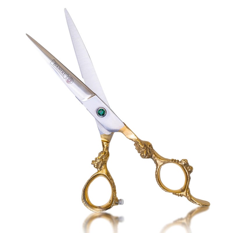 DANIAL 440C Japanese Steel Professional Hair Cutting Scissor – 6.5 Inch Razor Sharp Shears for Salon and Barber Use – Premium Ergonomic Design for Precision and Comfort - Image 3