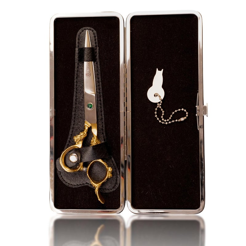 DANIAL 440C Japanese Steel Professional Hair Cutting Scissor – 6.5 Inch Razor Sharp Shears for Salon and Barber Use – Premium Ergonomic Design for Precision and Comfort - Image 5