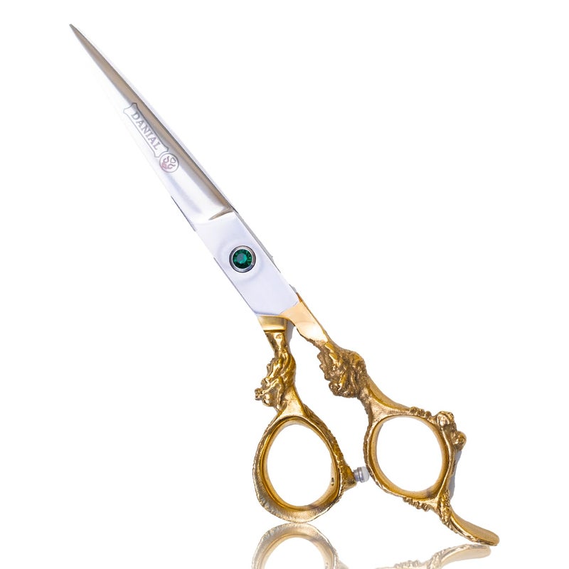 DANIAL 440C Japanese Steel Professional Hair Cutting Scissor – 6.5 Inch Razor Sharp Shears for Salon and Barber Use – Premium Ergonomic Design for Precision and Comfort - Image 2