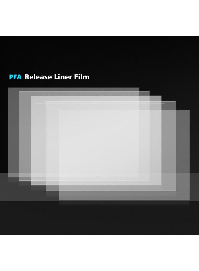 ELEGOO ELEGOO 5PCS PFA Release Liner Film for Saturn 2 & Saturn 3 LCD 3D Printer 273 * 176mm, 0.127mm Thickness with Stronger Release Functionality and 95% Light Transmittance, Compatible with Saturn 8K  - Image 2