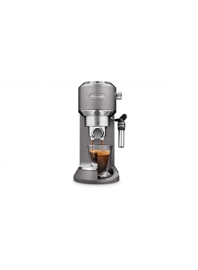 De'Longhi Icona Metallics Pump Espresso Machine 1.1 L 1350 W EC785.GY Grey - Image 4