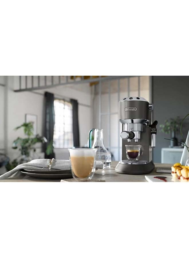 De'Longhi Icona Metallics Pump Espresso Machine 1.1 L 1350 W EC785.GY Grey - Image 5