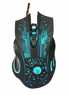 KASTWAVE Gaming Mice, Computer Gaming Mouse Wired Manipulator Gaming Mouse Glare USB Wired Gaming Mouse Adjustable 7 Buttons LED Backlit Professional Gamer Mice Ergonomic, for PC Laptop (Black Seven Colors)  - Image 5