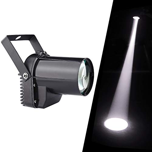 MADOWL Disco Ball Spotlight LED Pinspot Light - Motorized Mirror Ball Party Light - Image 1