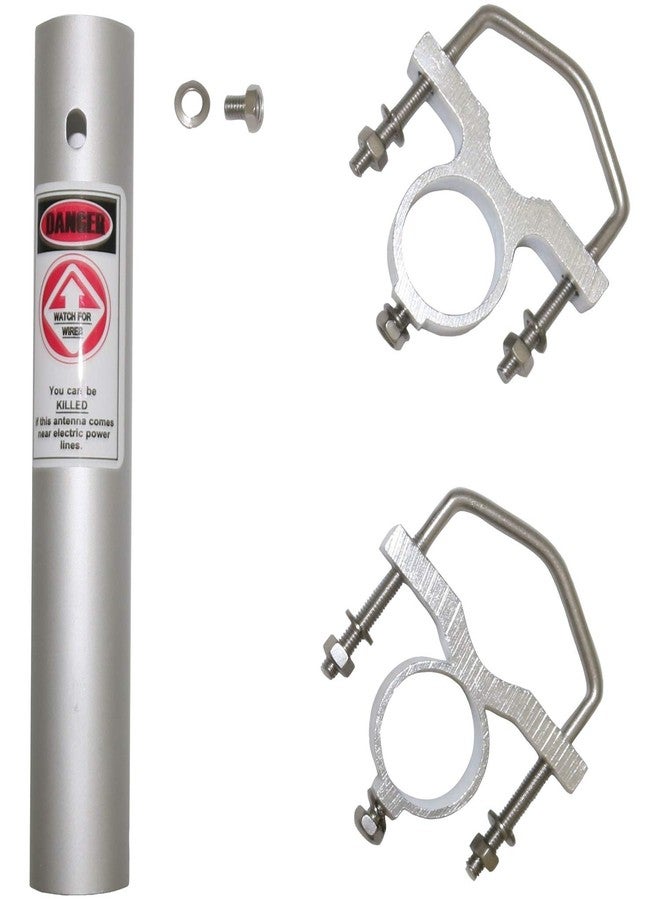 Tram 1477 Pre-Tuned 144 MHz-148 MHz VHF/430 MHz-460 MHz UHF Amateur Dual-Band Base Antenna with White Fiberglass - Image 4