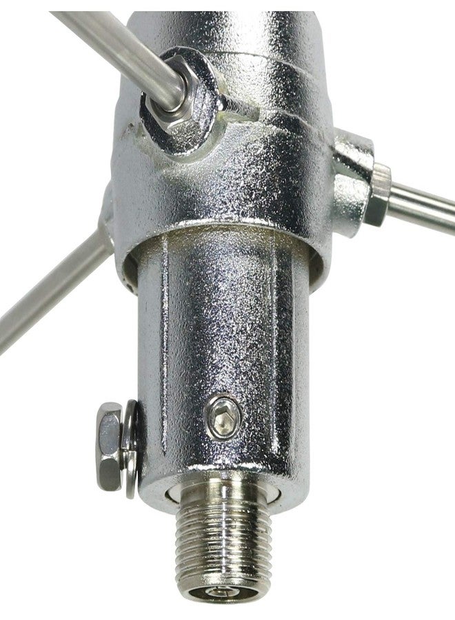 Tram 1477 Pre-Tuned 144 MHz-148 MHz VHF/430 MHz-460 MHz UHF Amateur Dual-Band Base Antenna with White Fiberglass - Image 5