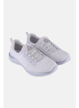 Women Lace Up Outdoor Shoes, White