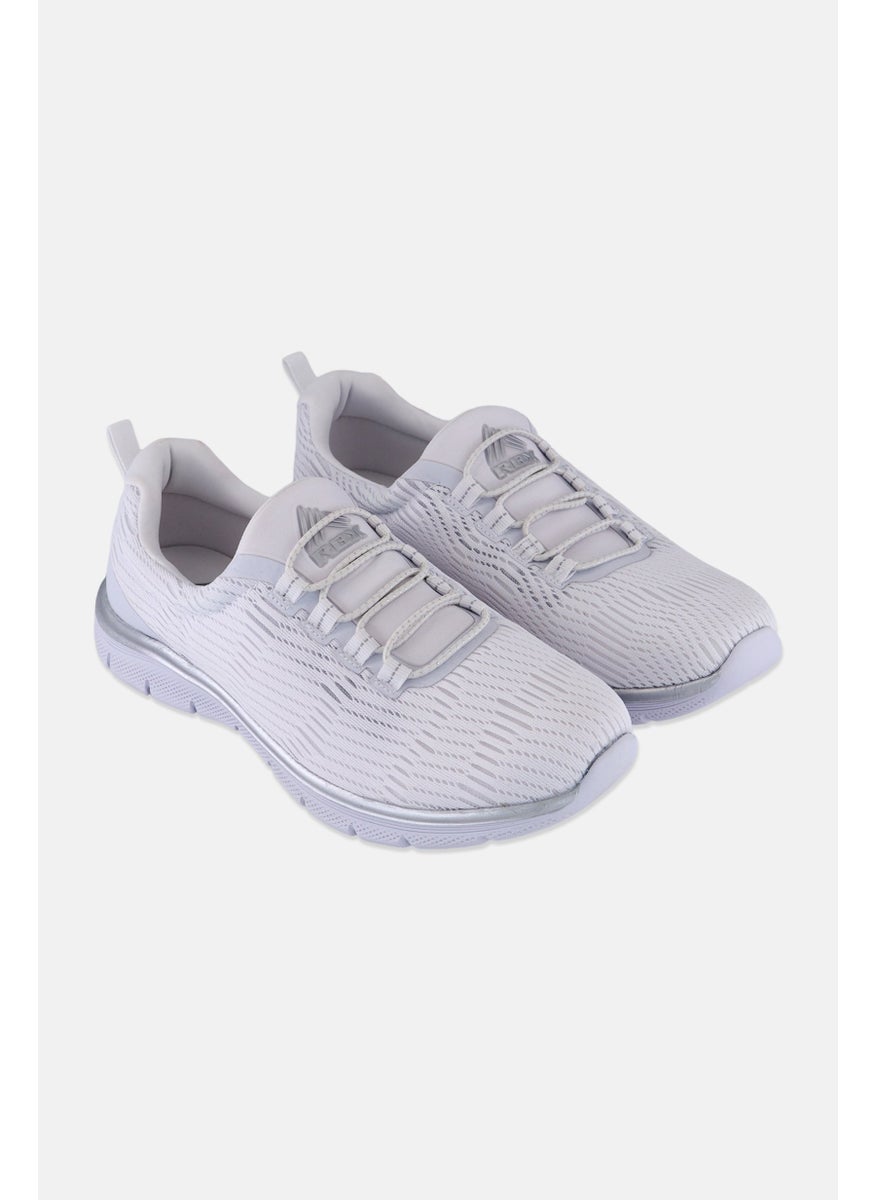 RBX - Women Lace Up Outdoor Shoes, White - Image 1