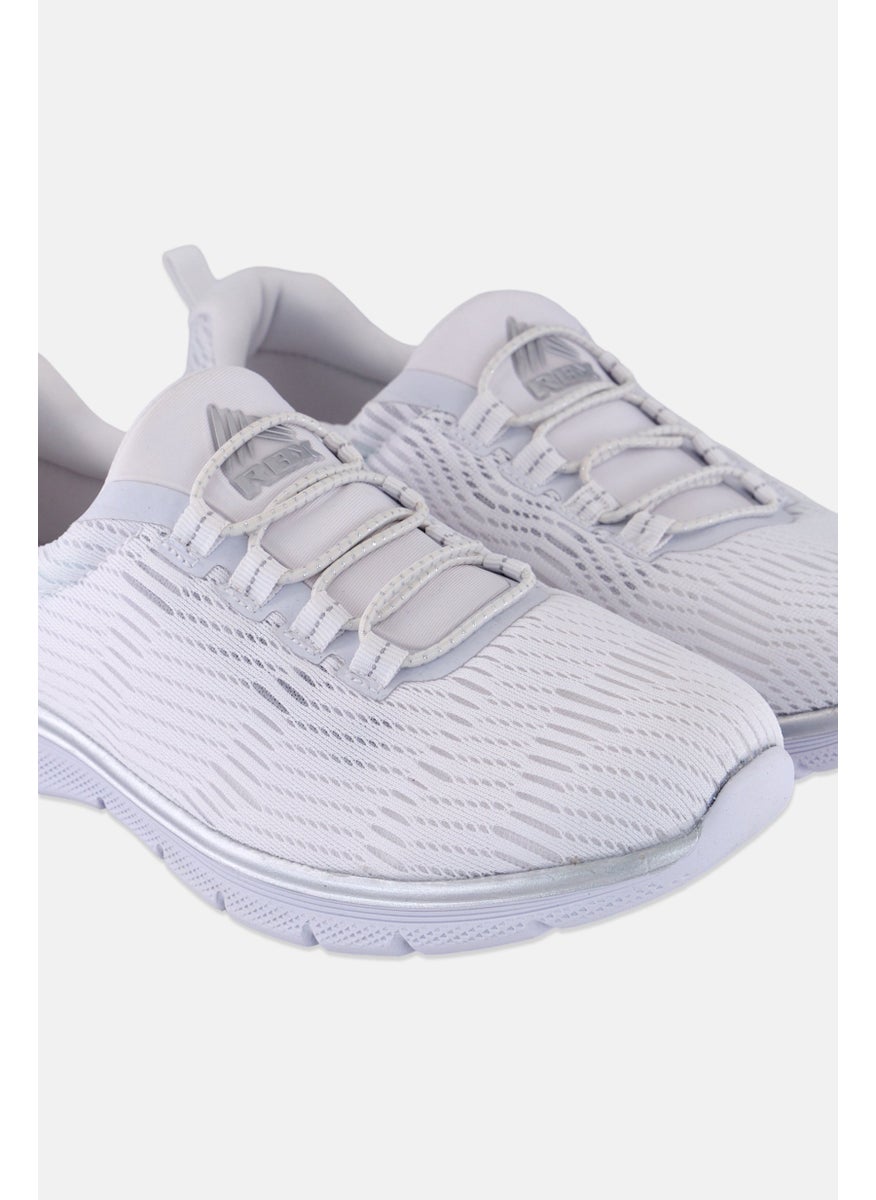 RBX - Women Lace Up Outdoor Shoes, White - Image 1