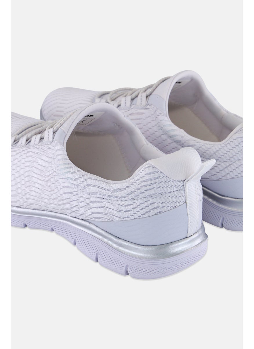 RBX - Women Lace Up Outdoor Shoes, White - Image 1
