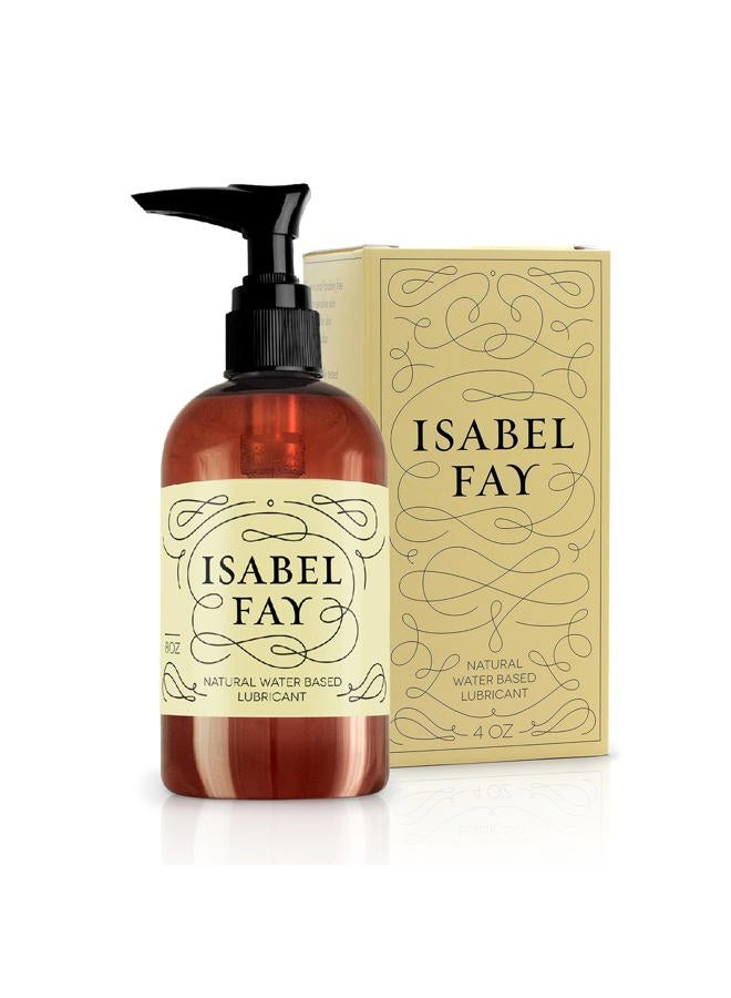 Isabel Fay بدون بارابين بدون جليسرين، مزلق شخصي طبيعي للبشرة الحساسة - مزلق شخصي للنساء والرجال، 8 أونصة - Image 5