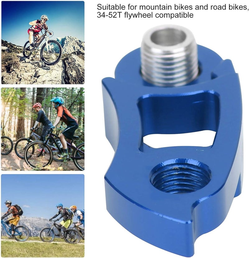 cheekyglo Bike Rear Derailleur Hanger,Durable Aluminum Alloy Tail Hook Extender Bicycle Derailleur Extender for Mountain Bike blue - Image 5