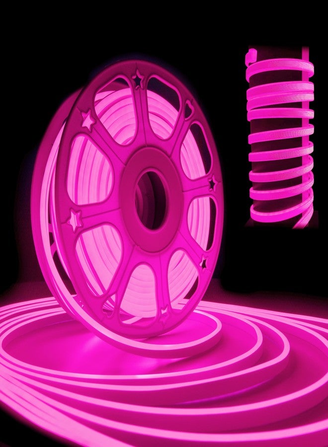 Forus 3 Meter LED Neon Strip Light - Pink, Flexible Waterproof Cuttable Rope Lights, Indoor Outdoor Diwali Decorative Cove Lighting, Home Decor, Festival, Villa Decorations, 6-Months Warranty - Image 1