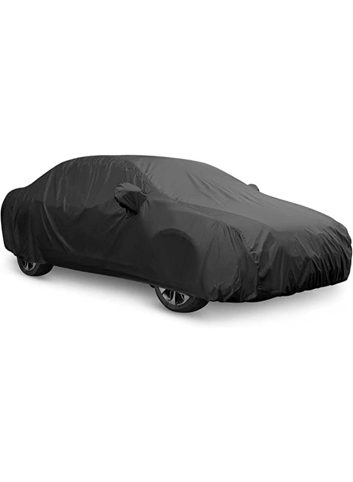 Waterproof Quilted Double Layer Car Cover XL, Full Vehicle Protection Against Sun, Dust and Outdoor Elements, Durable All-Season Protective Cover - Image 2