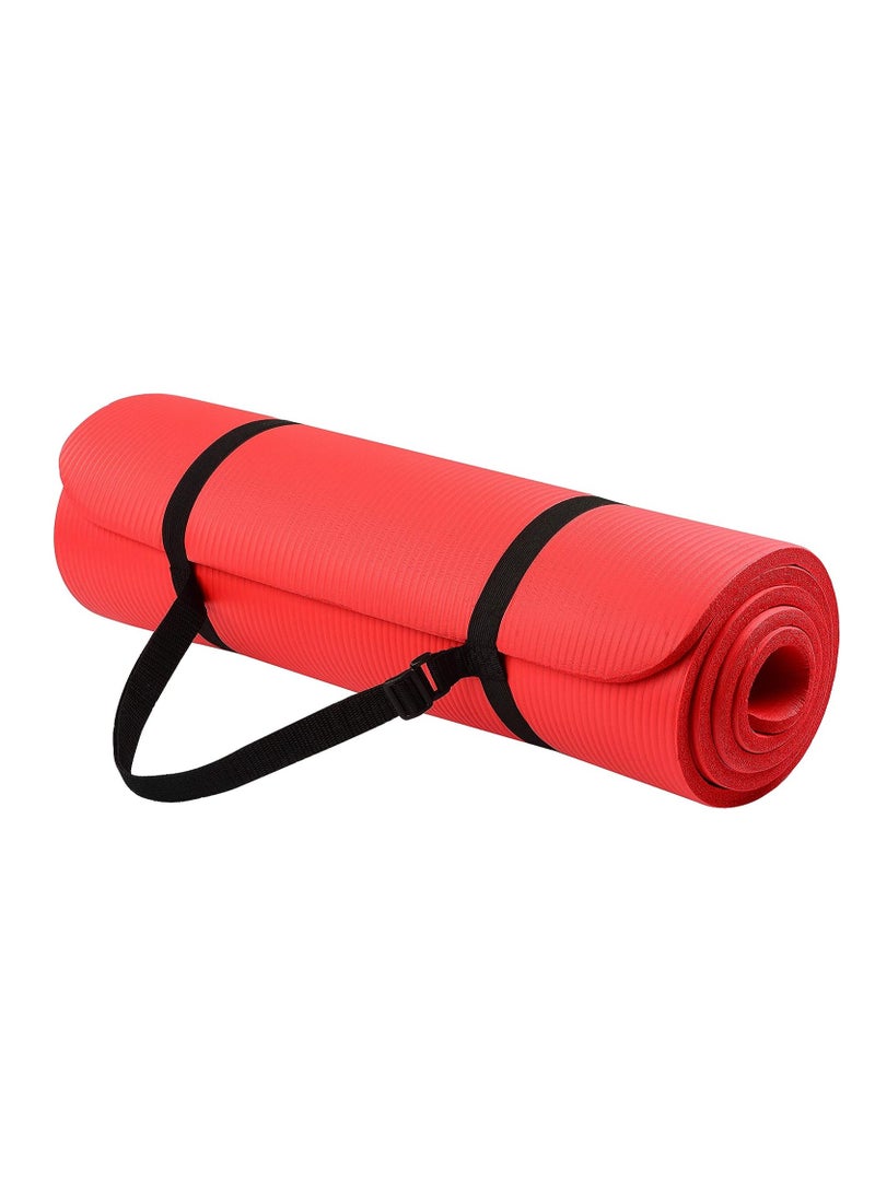 KUYING Tear Exercise Yoga Mat with Carrying Strap  - Image 1