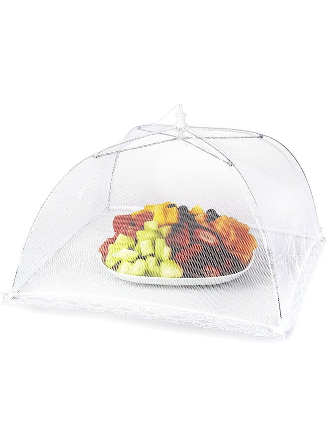 O Ozone 4 in 1 Mesh Food Cover Tent Large Size Umbrella Food Cover Avoid flys and insects flying into your food  Indoor and Outdoor Use  Camping Utensil - Image 2