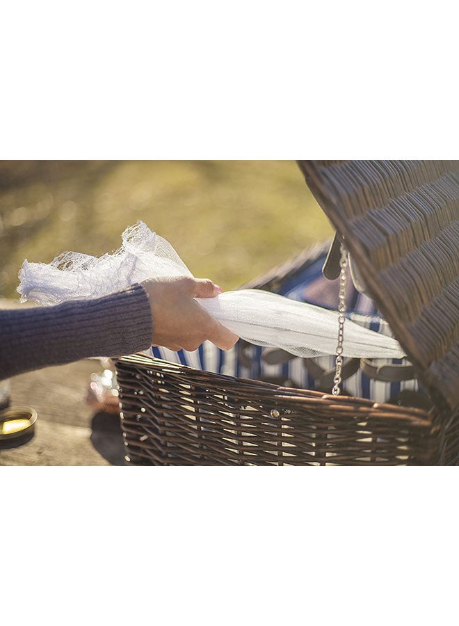 O Ozone 4 in 1 Mesh Food Cover Tent Large Size Umbrella Food Cover Avoid flys and insects flying into your food  Indoor and Outdoor Use  Camping Utensil - Image 4