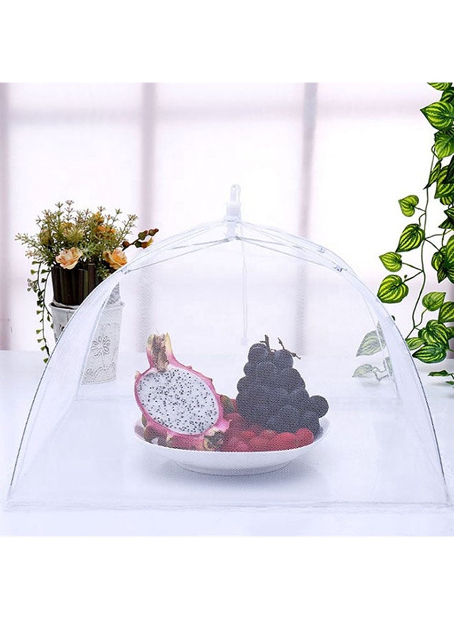 O Ozone 4 in 1 Mesh Food Cover Tent Large Size Umbrella Food Cover Avoid flys and insects flying into your food  Indoor and Outdoor Use  Camping Utensil - Image 5