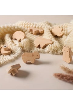 Generic 12 Sets Wooden Cartoon Drawer Pulls, Cartoon Drawer Pulls Knobs, Room Paradise Simulation Animal Cartoon Shape Cabinet Door Pulls, Drawer Cabinet Cabinet Door Handles  - Image 4