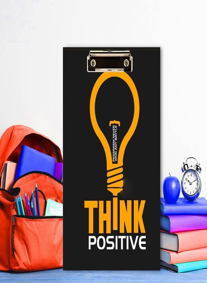 BP DESIGN SOLUTION Think Positive Digital Reprint Clip Board Examination Pad for Shop, Medical,Grocery Size 14x10 - Image 3