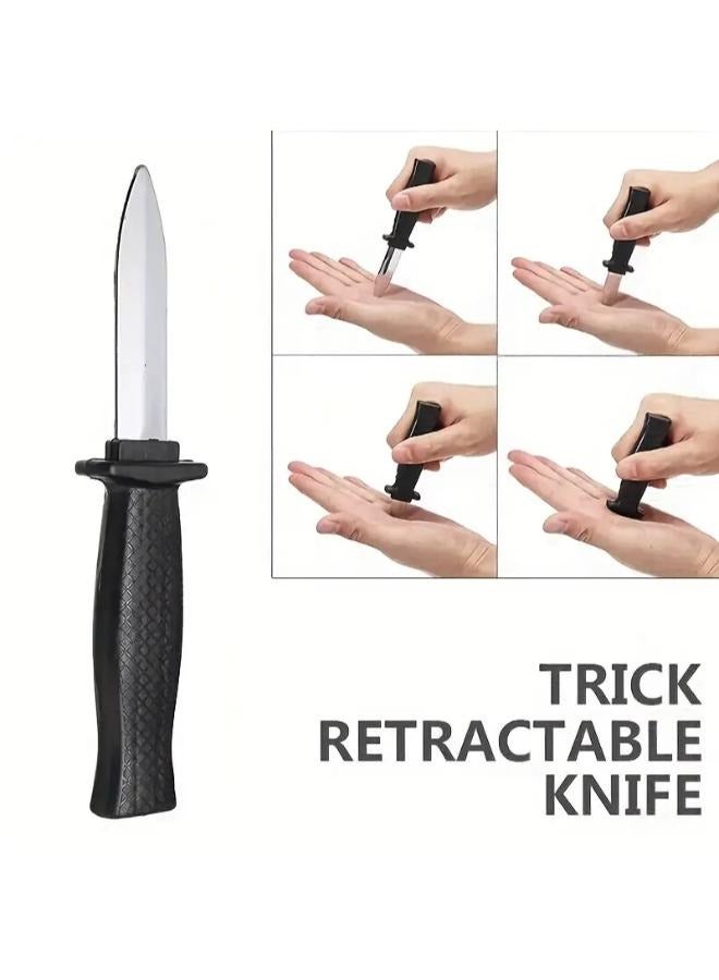 Retractable Knife Fake Trick Props Disappearing Slide Dagger  - Image 1