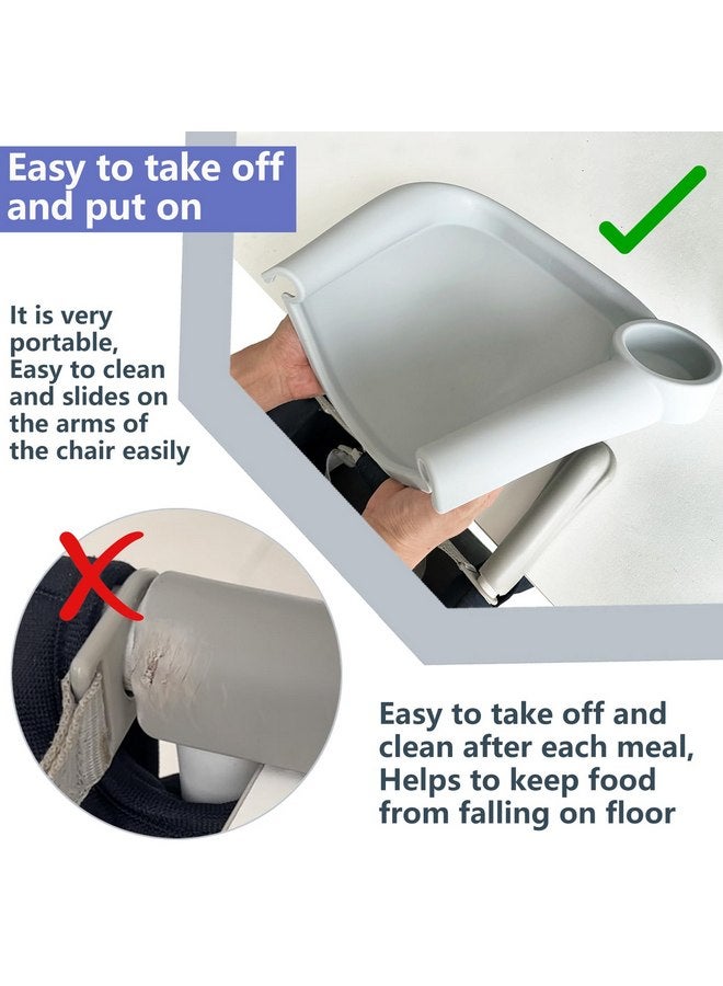 FAILUN Silicone Baby Dining Tray Competible with Inglesina Fast Table Chair & Other Fast Table Chairs,Portable Baby Feeding Tray for Clip-On Fast Table Chairs, Dishwasher Safe & BPA Free (Green) - Image 3