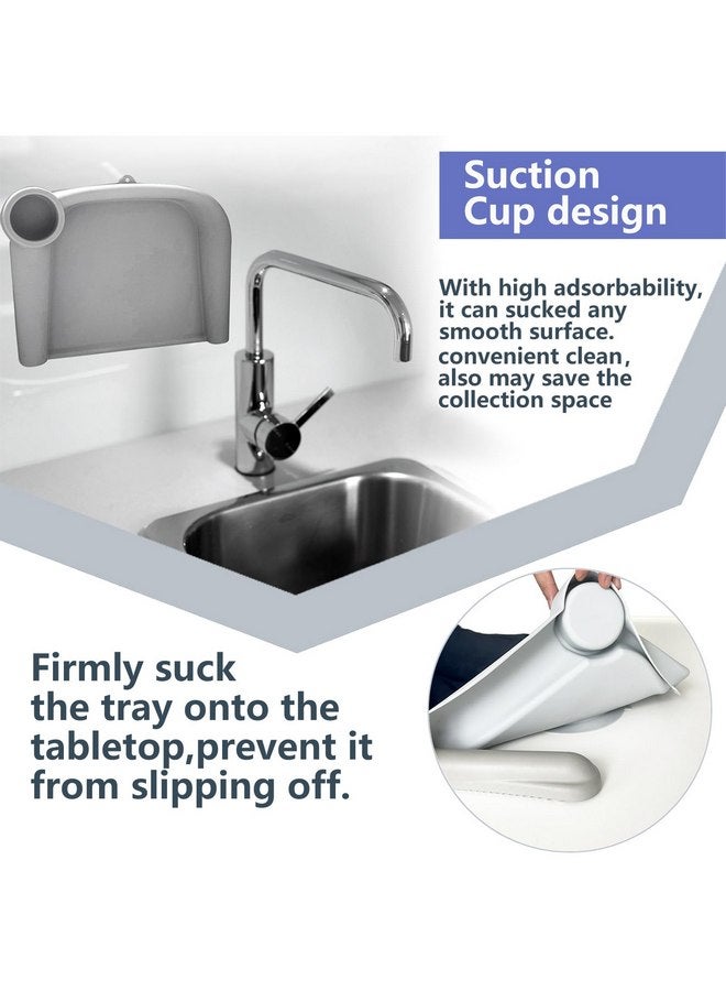 FAILUN Silicone Baby Dining Tray Competible with Inglesina Fast Table Chair & Other Fast Table Chairs,Portable Baby Feeding Tray for Clip-On Fast Table Chairs, Dishwasher Safe & BPA Free (Green) - Image 4