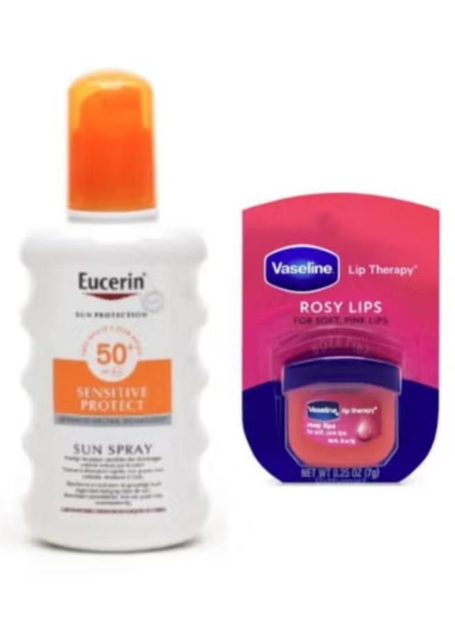 Vaseline Liptherapy Pink Lip 7g + SPF 50 200ml