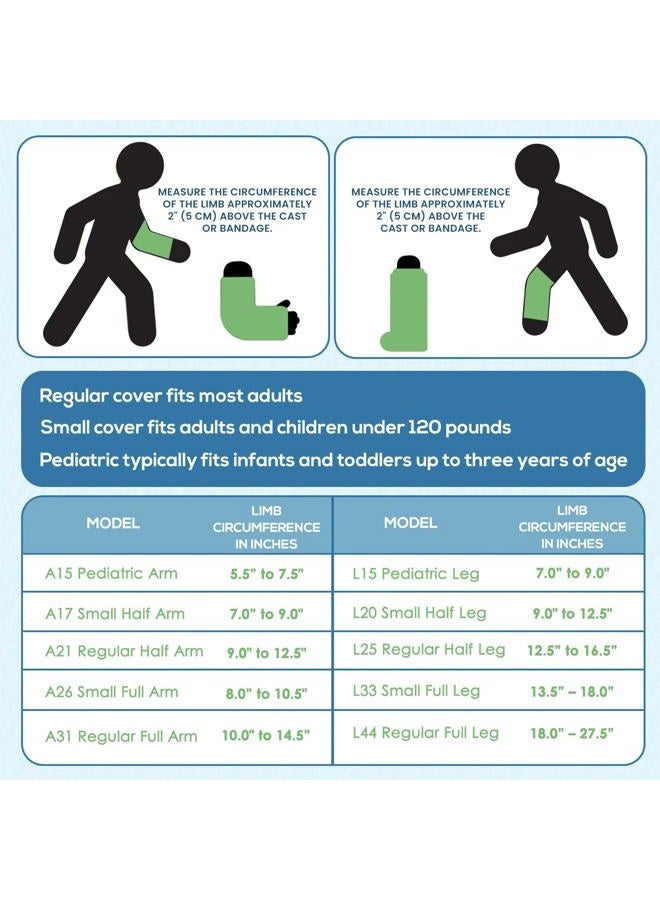 AquaShield (Regular) - Cast and Bandage Protector - Regular Full Leg - Image 2