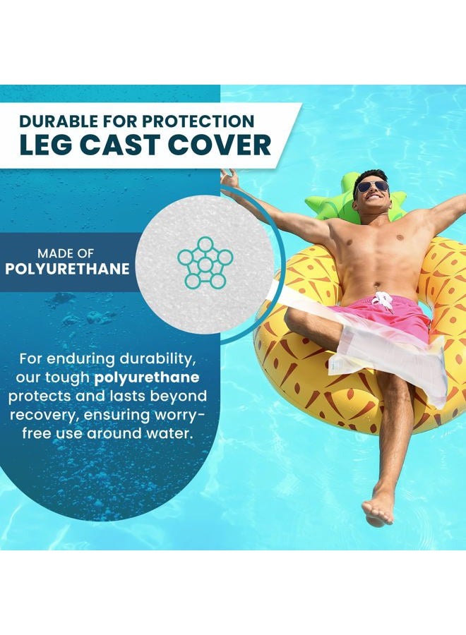 AquaShield (Regular) - Cast and Bandage Protector - Regular Full Leg - Image 3
